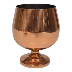 Coppercraft Guild Copper Brandy Snifter Goblet Vintage Boho Metal Barware Glass